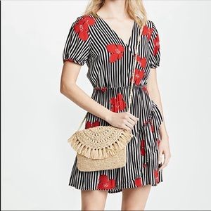 Madewell Floral Faux Wrap Dress